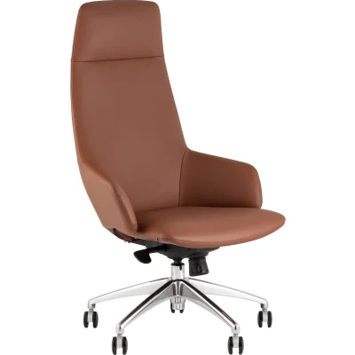 Кресло руководителя TopChairs Bow шоколадный