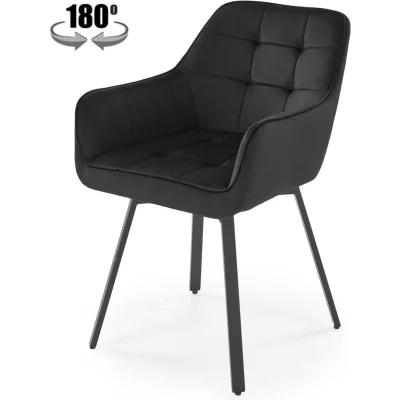 Стул HALMAR K588 черный/черный