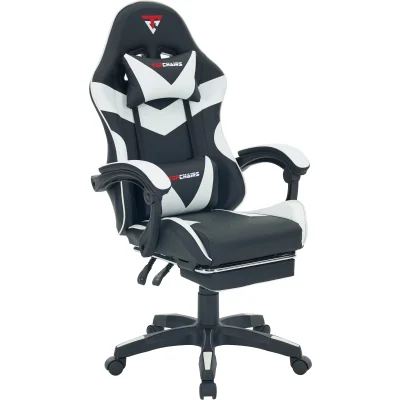 Кресло спортивное TopChairs MG-7019 черно-белый
