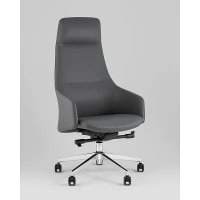 Кресло руководителя TopChairs A339 серый — фото 2