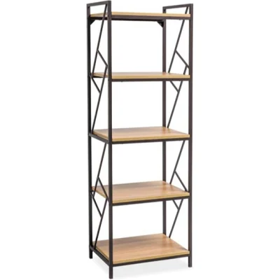 Стеллаж SIGNAL TABLO R5 дуб/т.коричневый, 180/60/40