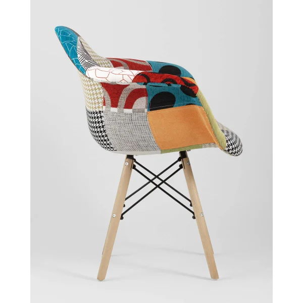 Кресло Eames DSW пэчворк