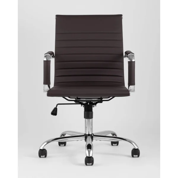 Кресло офисное TopChairs City S коричневое