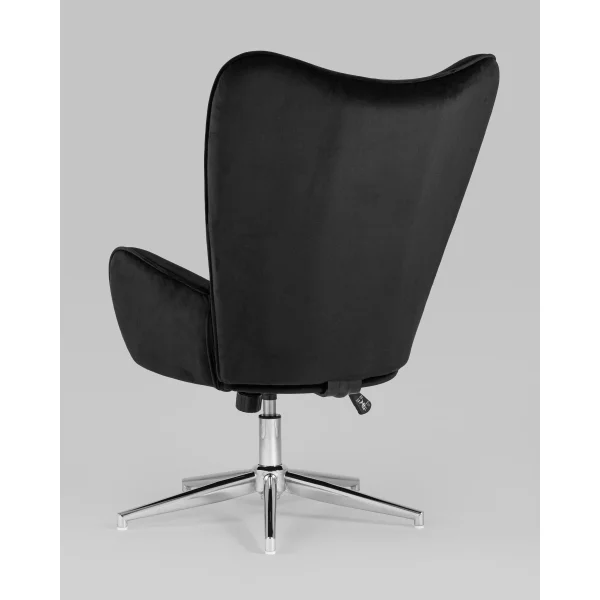 Кресло Филадельфия велюр черный