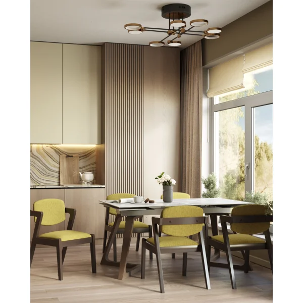 Стол обеденный Артизан раскладной 160-240*89,5 керамика