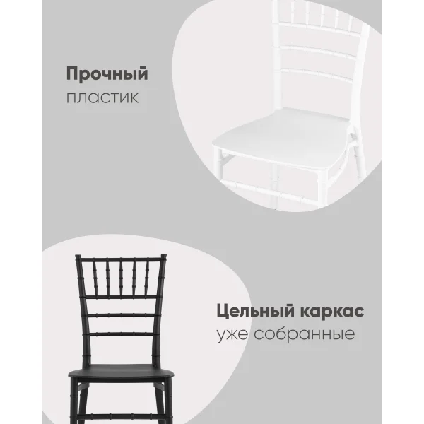 Стул Chiavari (Кьявари) пластик белый
