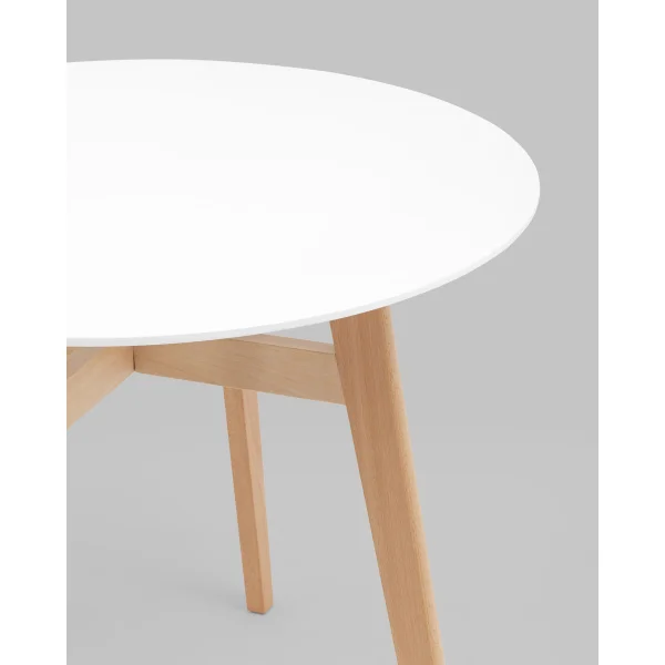 Стол обеденный Target Circle 90*90 белый