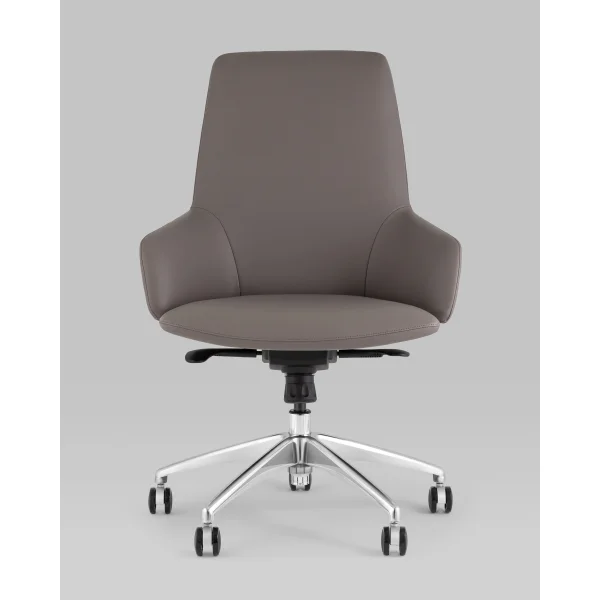 Кресло офисное TopChairs Bow серый