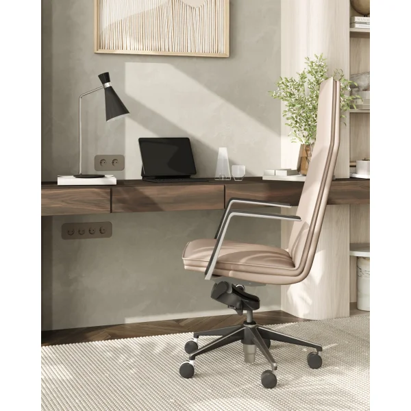 Кресло руководителя TopChairs Arrow светло-серый