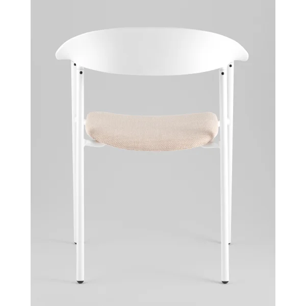 Стул Eila с подушкой пластик белый