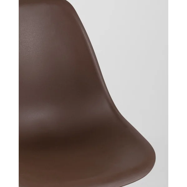 Стул Eames Style DSW коричневый x4 (разборный каркас)