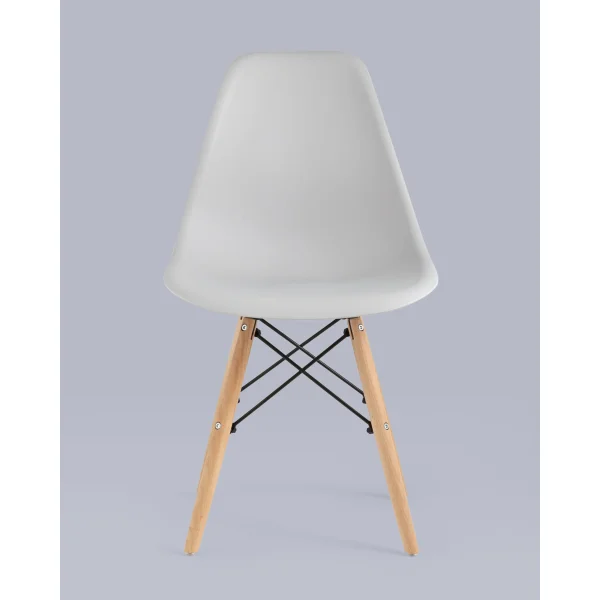 Стул Eames Style DSW светло-серый (разборный каркас)