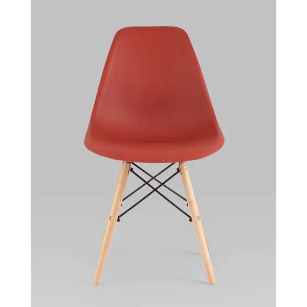 Стул Eames Style DSW терракотовый (разборный каркас)