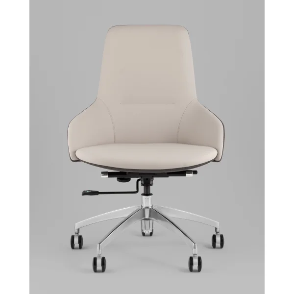 Кресло офисное TopChairs Soulo светло-серый, серый