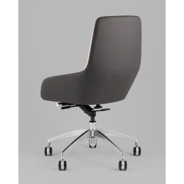 Кресло офисное TopChairs Soulo светло-серый, серый