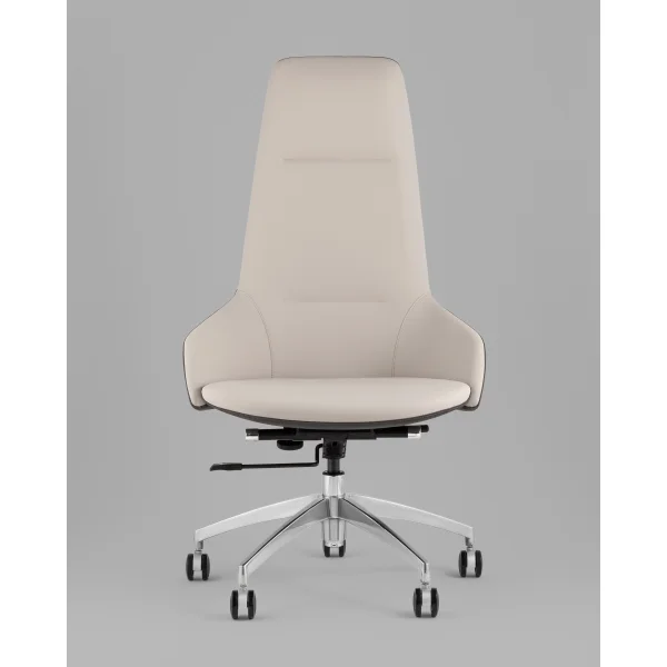 Кресло руководителя TopChairs Soulo светло-серый, серый
