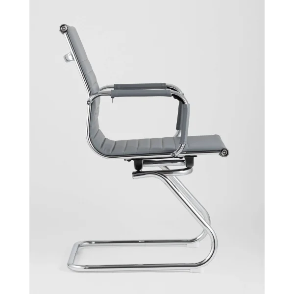 Кресло для посетителей TopChairs Visit серое 2 шт.