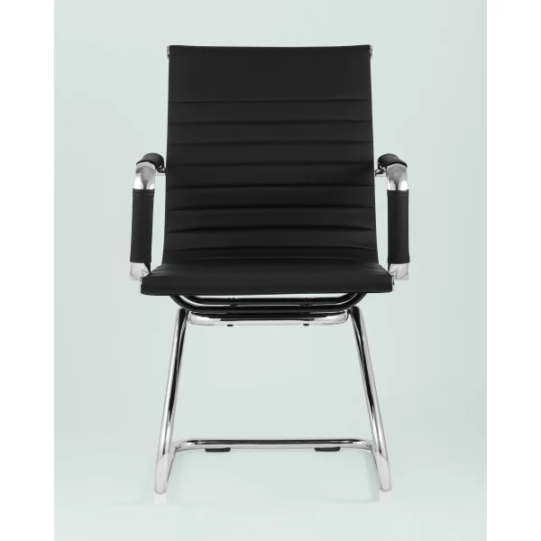 Кресло для посетителей TopChairs Visit черное 2 шт.