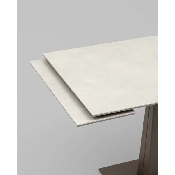 Стол Арнон 120-180/80/76 см керамика Carmen light grey