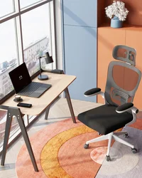 Кресло офисное TopChairs Airone белый с черной сеткой