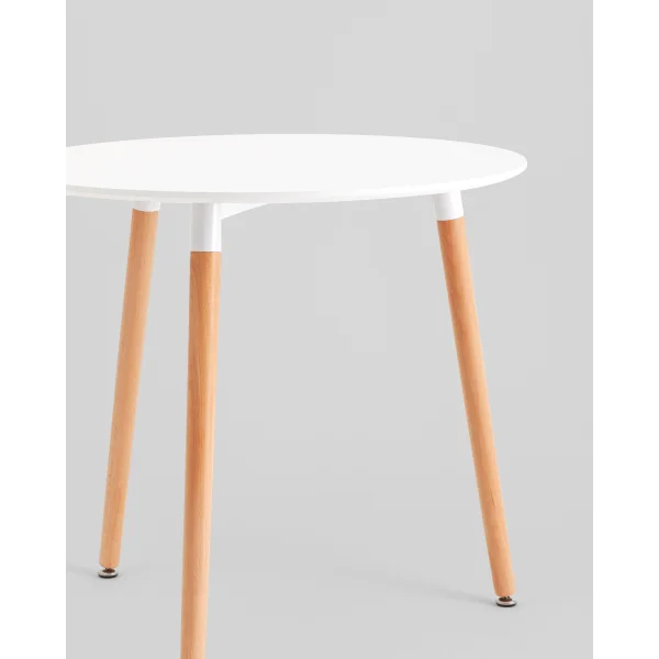Стол круглый EAMES DST NEW D80 белый