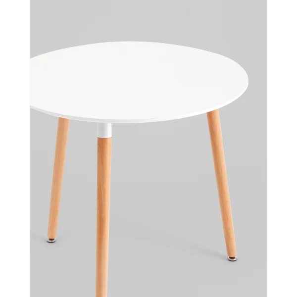 Стол круглый EAMES DST NEW D80 белый
