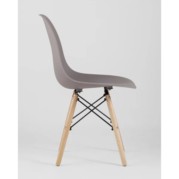 Стул Eames Style DSW темно-серый (разборный каркас)