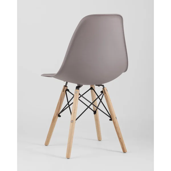 Стул Eames Style DSW темно-серый (разборный каркас)