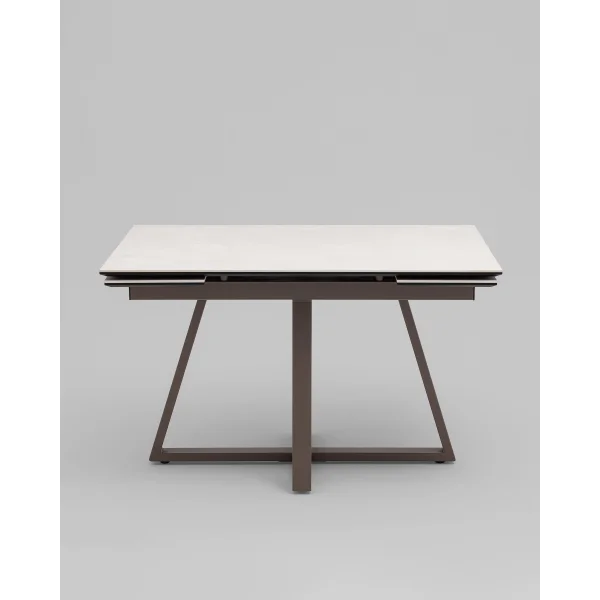 Стол Керас 120-180/80/75, столешница керамика Carmen light grey