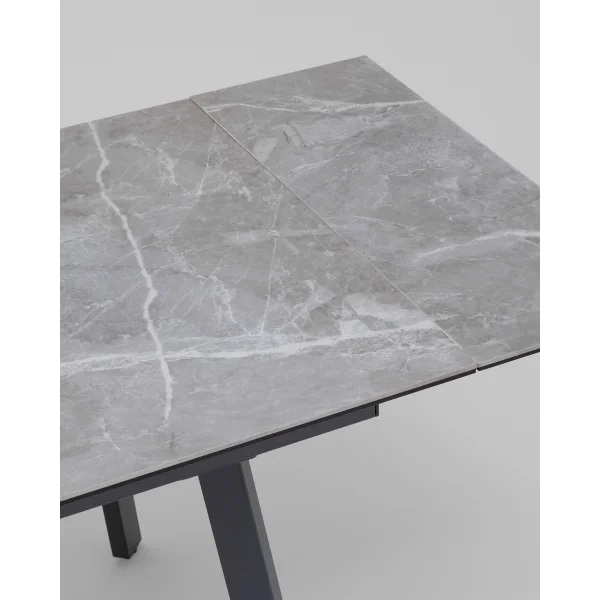 Стол Тайл 140-200/85/75 столешница керамика Larka Grey