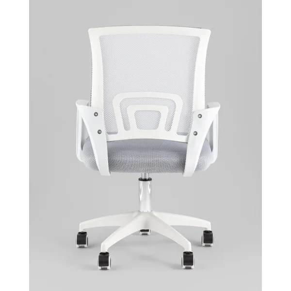 Кресло офисное TopChairs Simple SN серый пластик белый