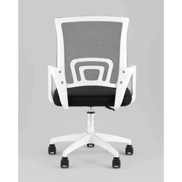 Кресло офисное TopChairs Simple SN черный пластик белый