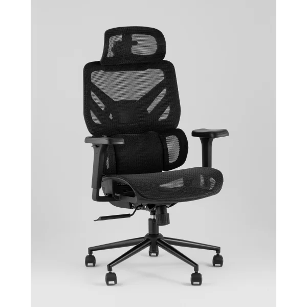 Кресло офисное TopChairs Structo черная сетка