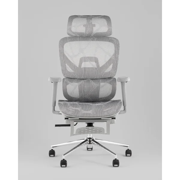 Кресло офисное TopChairs Vertus серая сетка