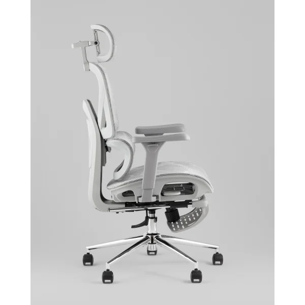 Кресло офисное TopChairs Vertus серая сетка