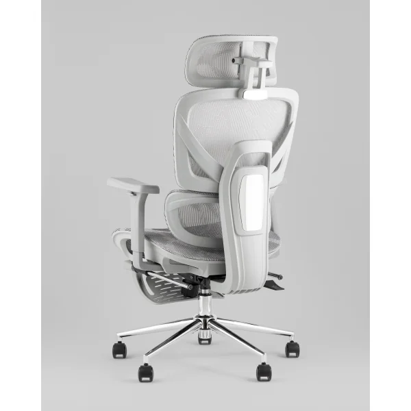Кресло офисное TopChairs Vertus серая сетка
