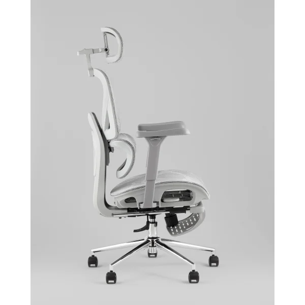 Кресло офисное TopChairs Vertus серая сетка