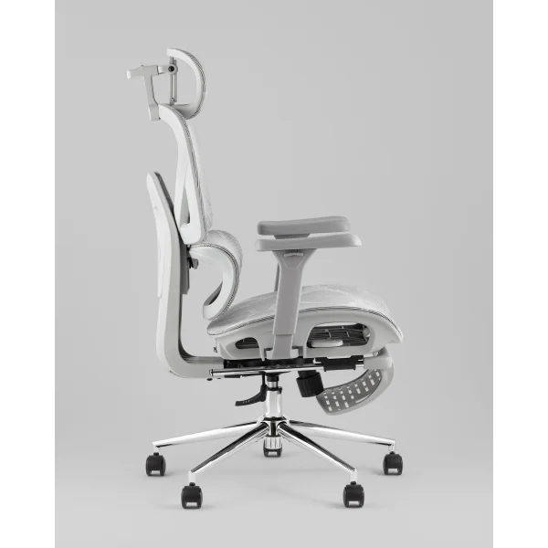 Кресло офисное TopChairs Vertus серая сетка