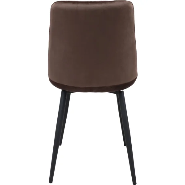 Стул Fred, коричневый, велюр