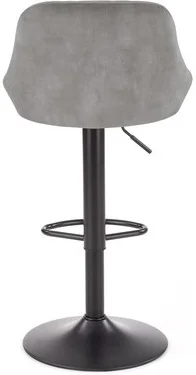 Стул барный HALMAR H101 серый/черный