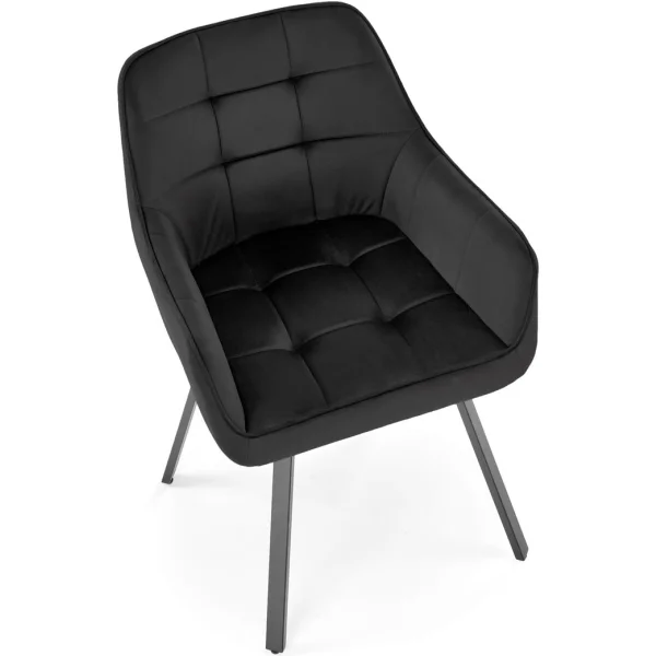Стул HALMAR K588 черный/черный