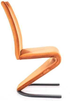 Стул SIGNAL H090 Velvet Bluvel 4215 корица/черный