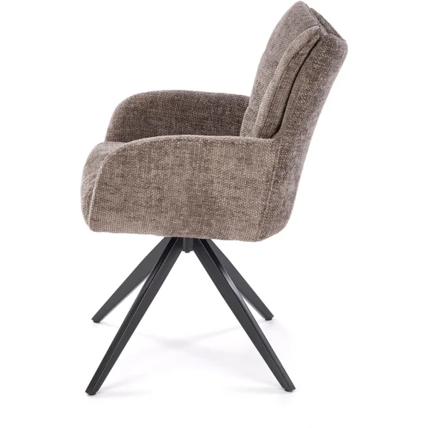 Стул HALMAR K540 серый/черный, поворотный