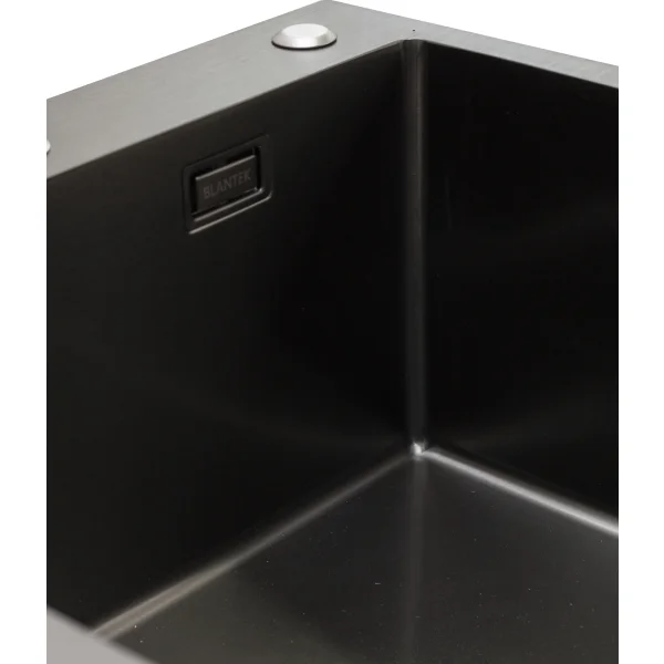 Кухонная мойка из нержавейки BLANTEK LS-5050B Nano black