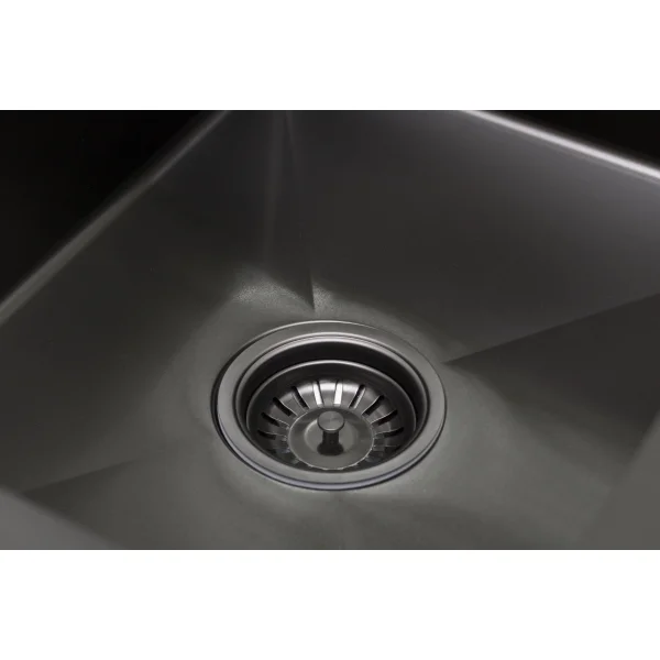 Кухонная мойка из нержавейки BLANTEK LS-5848B Nano black