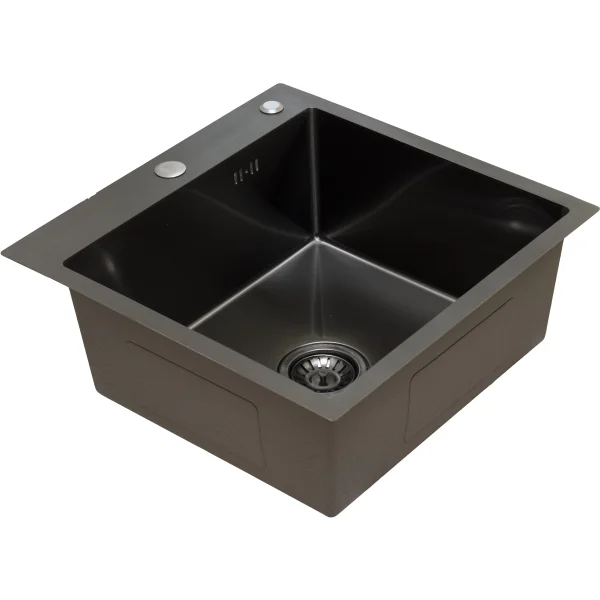 Кухонная мойка из нержавейки BLANTEK FS-5050B Nano black ECO