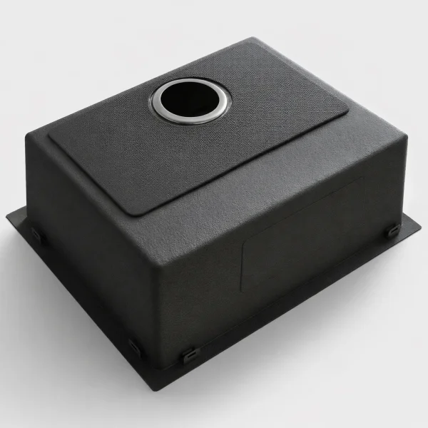 Кухонная мойка из нержавейки BLANTEK VS-5650B Nano black