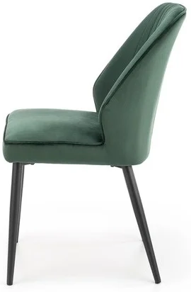 Стул HALMAR K432 темно-зеленый/черный