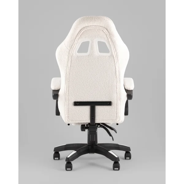 Кресло спортивное TopChairs MG-7019 букле белый