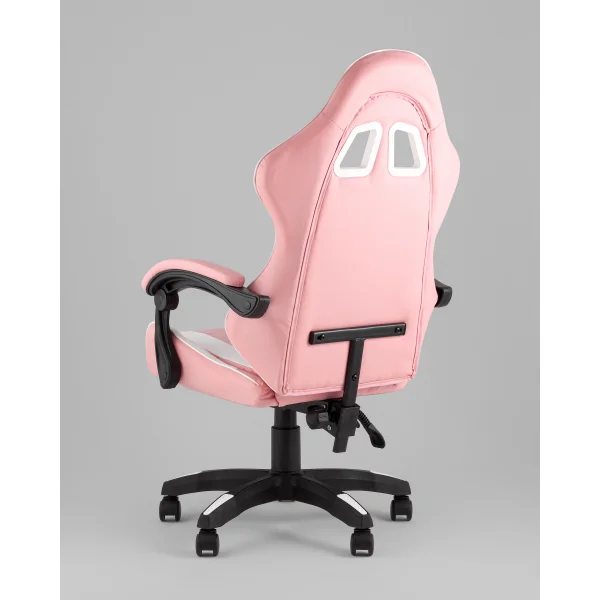 Кресло спортивное TopChairs MG-7035 розово-белый
